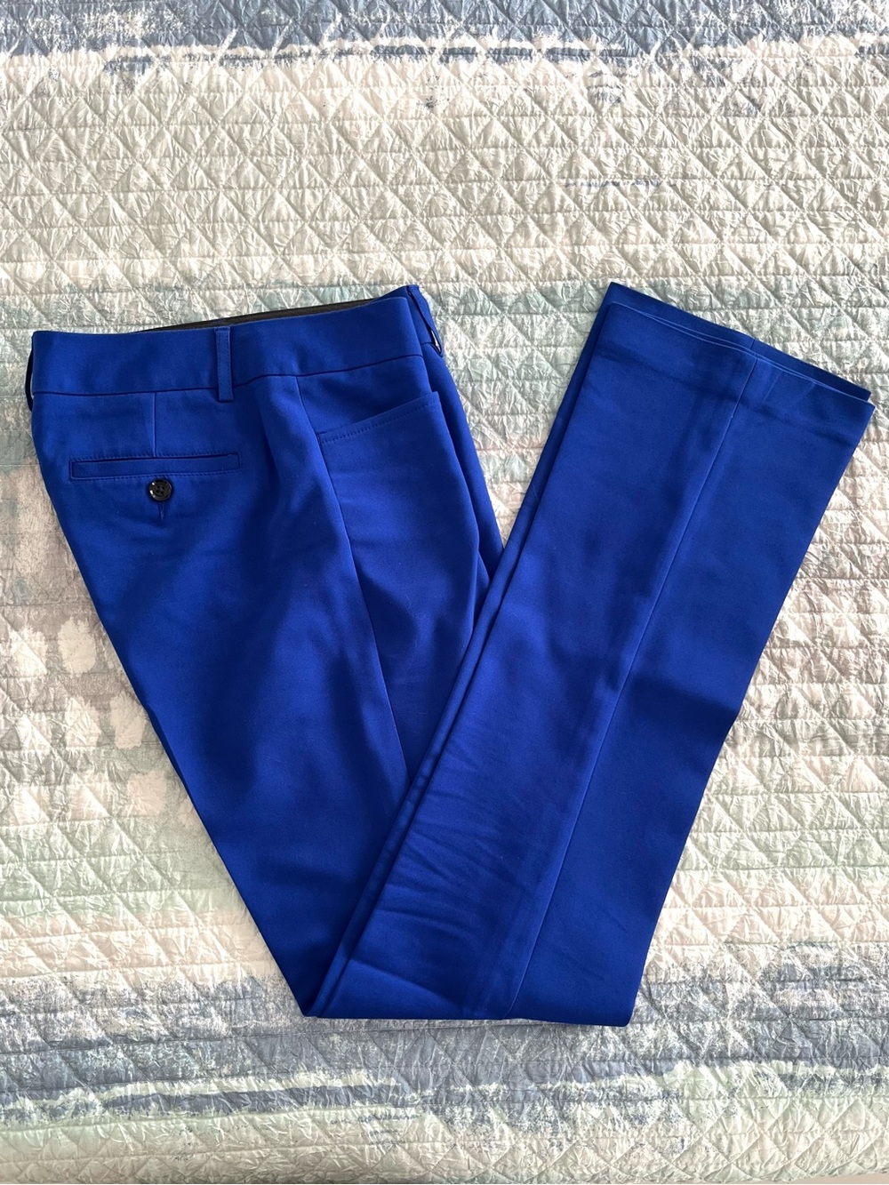 EXPRESS Straight Leg Pants in Royal Blue 10058